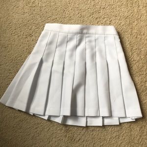 American apparel white tennis skirt